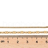304 Stainless Steel 8 Shaped Link Chain Double Layered Necklaces for Women NJEW-U050-02D-G-5