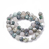 Natural Tree Agate Beads Strands G-T106-036-3