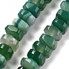 Natural Banded Agate Beads Strands G-K392-A17-2