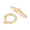 Brass Toggle Clasps KK-K391-04G-3