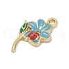 Alloy Enamel Pendants PALLOY-V003-01G-02-2