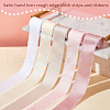  5 Rolls 5 Colors Polyester Frayed Ribbon OCOR-PH0002-79-4