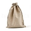 Burlap Packing Pouches Drawstring Bags ABAG-Q050-17x23-01-2