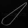 Tarnish Resistant 304 Stainless Steel Curb Chain Necklaces STAS-S029-04-1