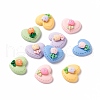 Opaque Resin Cabochons CRES-A050-16-2