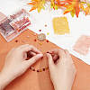   500Pcs 5 Colors Transparent Spray Painted Crackle Glass Beads CCG-PH0001-16-3