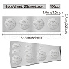 Custom Round Silver Foil Embossed Picture Stickers DIY-WH20008-005-2