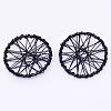 Wrapped Wire Iron Pendants IFIN-WH0053-41A-05-1