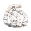Natural Baroque Keshi Pearl Beads Strands PEAR-P064-01A-02A-3