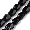 Natural Black Agate(Dyed & Heated) Beads Strands G-N342-148C-2