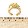 304 Stainless Steel Adjustable Open Cuff Rings for Women RJEW-U063-01A-G-5