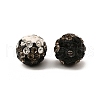 Two-Tone Color Handmade Polymer Clay Disco Ball Beads RB-R041-07-3