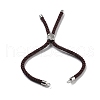 Twisted Nylon Cord Silder Bracelets DIY-B066-03P-04-2
