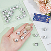 SUNNYCLUE 30Pcs Printed Silicone Focal Beads SIL-SC0001-73-3