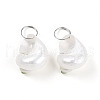 Natural Spiral Shell Pendants SHEL-N036-11-4