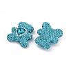 Handmade Polymer Clay Rhinestone Beads CLAY-NH0001-12D-2