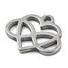 Non-Tarnish Laser Cut 304 Stainless Steel Charms STAS-G323-03P-2