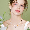 ARRICRAFT Natural Topaz Jade Bead Strands G-AR0001-35-6