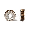 Brass Grade A Rhinestone Spacer Beads RB-A014-Z6mm-14S-5