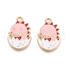 Alloy Enamel Pendants ENAM-T009-58B-RS-1