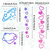 Stainless Steel Cutting Dies Stencils DIY-WH0238-152-3