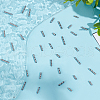 GOMAKERER 2000Pcs 4 Styles Glass Twisted Bugle Beads SEED-GO0001-09C-4