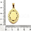 304 Stainless Steel Pendants STAS-B086-09D-G-3