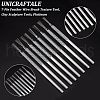 Unicraftale 8Pcs Stainless Steel Clay Pottery Sculpture Feather Wire Texture Tool DIY-UN0003-25-5