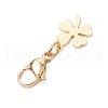 Clover 304 Stainless Steel Pendant Decorations HJEW-JM02741-01-4