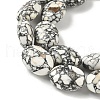 Dyed Synthetic Turquoise Beads Strands G-M448-B01-02-4