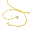 Glass Seed Beaded Braided Beads Bracelets BJEW-MZ00182-05-5