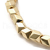 Electroplated Synthetic Non-magnetic Hematite Beads Strands G-L613-J01-01-3