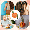  1Pc Tangerine Woolen Crochet Wallets AJEW-NB0005-93-6