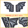 Cloth Shoe Charms FIND-WH20019-25B-03-6