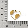 304 Stainless Steel Enamel Charms STAS-V006-04G-01-3