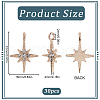 SUNNYCLUE 30Pcs Alloy Rhinestone Pendants FIND-SC0011-04-2