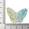 Two Tone Transparent Acrylic Beads X-OACR-E041-06D-3