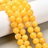Natural Mashan Jade Round Beads Strands G-D263-10mm-XS07-1