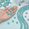 BENECREAT 4 Strands Synthetic Turquoise Dyed Beads Strands G-BC0001-54B-01-3