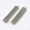 Natural Green Aventurine Pendants G-T112-10A-2