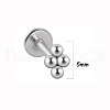 316L Surgical Stainless Steel & G23 Titanium Cartilage Earrings WGA7630-18-1
