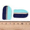 Opaque Resin & Wood Pendants RESI-T057-65A-3