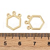 Brass Hexagon Chandelier Component Links KK-B137-05G-3