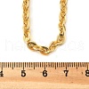 Brass Boston Link Chain Necklaces for Women Men NJEW-F337-08G-3