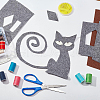 Polyester Felt Sticker DIY-WH0223-18D-6
