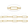Soldered Brass Paperclip Chains CHC-D025-03G-01-3