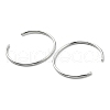 304 Stainless Steel Cuff Bangles for Women Men STAS-B082-08P-4