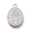 Tarnish Resistant 304 Stainless Steel Charms X-STAS-M228-R01-P-2
