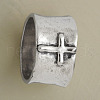 Cross Pattern Alloy Finger Rings FS-WG6D053-02-2