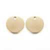 Ion Plating(IP) 304 Stainless Steel Charms X-STAS-G122-21G-1